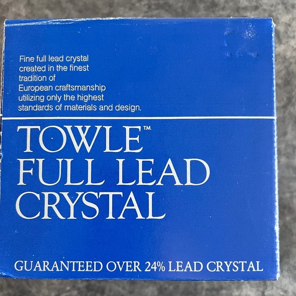 towle crystal products for sale | eBay Circa early ‘90s Towle crystal glasses, never used